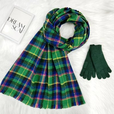 Комплект жіночий зимовий (шарф+рукавички) M&JJ One size зелений 8047 - 4068 8047 - 4068 фото