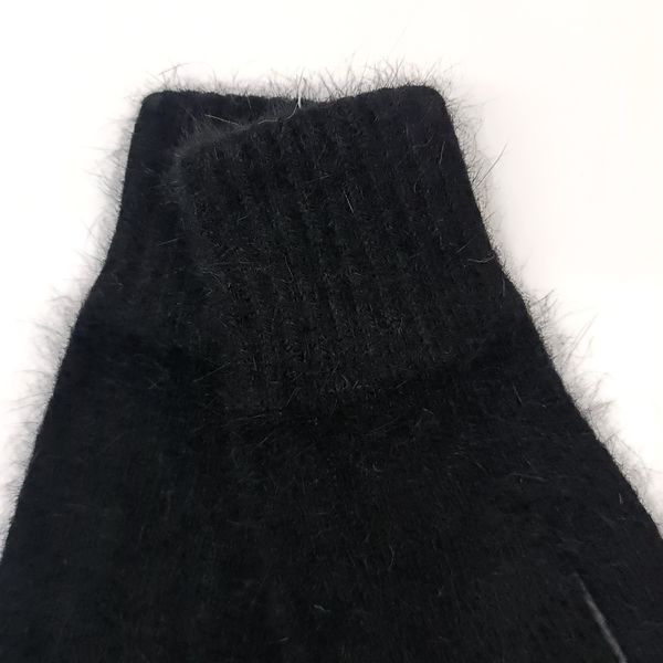 Комплект жіночий зимовий (шарф+рукавички) M&JJ One size чорний + сірий 8064 - 4185 8064 - 4185 фото