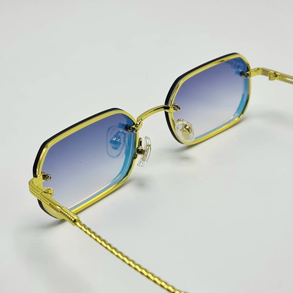 Сонцезахисні окуляри M&J Жіночі голограма блакитний (6008) 6008 фото