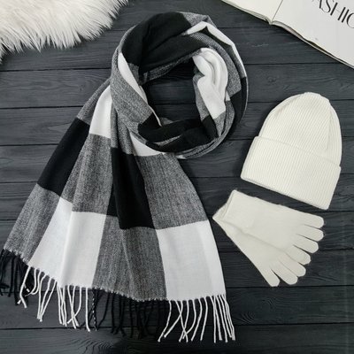 Комплект жіночий зимовий (шапка+шарф+рукавички) ODYSSEY 55-58 см різнокольоровий 12254 - 1119 - 4000 стимул фото