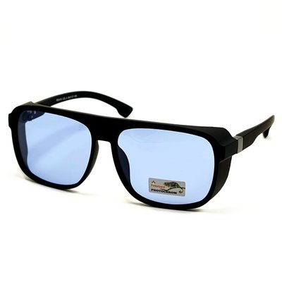 Солнцезащитные очки мужские поляризационные с фотохромной линзой Polarized синий (336) 336 фото
