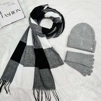 Комплект жіночий зимовий ангора з вовною (шапка+шарф+рукавички) ODYSSEY 56-58 см різнокольоровий 12129 - 1119 - 4002 крис фото
