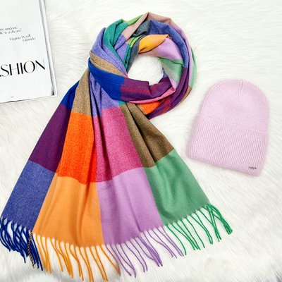 Комплект жіночий зимовий (шапка + шорф) ODYSSEY 55-58 см різнобарвний 12440 — 1293 нильс фото