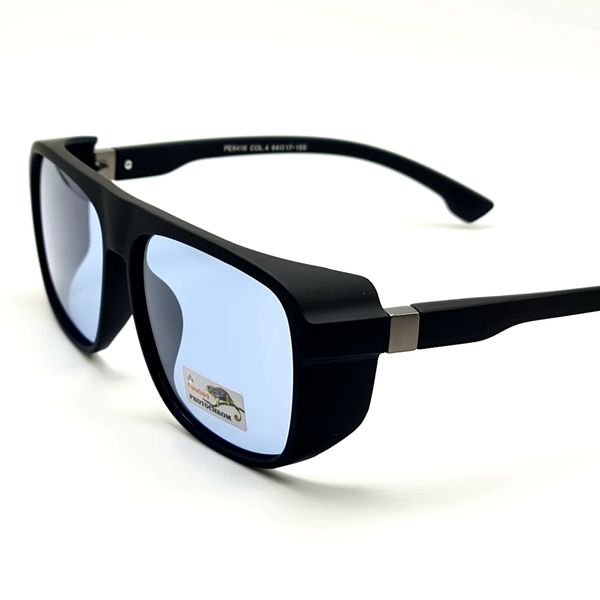 Сонцезахисні окуляри Чоловічі Поляризаційні з фотохромною лінзою Polarized синій (336) 336 фото