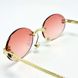 Сонцезахисні окуляри M&J Жіночі голограма рожево-золотистий (6015) 6015 фото 5