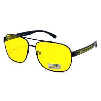 Сонцезахисні окуляри Чоловічі Поляризаційні з фотохромною лінзою JAMES BROWNE жовтий 3160 3160 фото