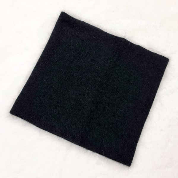 Шарф-хомут жіночий зимовий ангоровий Odyssey МАРСІ чорний 25 х 25 см (13033) 13033 фото