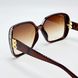 Сонцезахисні окуляри M&J Жіночі коричневий градієнт (7110) 7110 фото 5