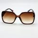 Сонцезахисні окуляри M&J Жіночі коричневий градієнт (7110) 7110 фото 3