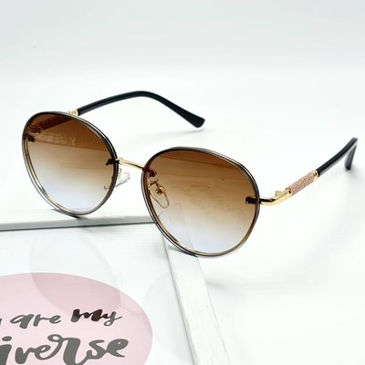 Сонцезахисні окуляри M&J Жіночі коричневий градієнт (7045) 7045 фото