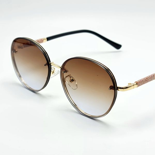 Сонцезахисні окуляри M&J Жіночі коричневий градієнт (7045) 7045 фото
