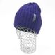 Шапка женская зимняя ангора с шерстью на флисе M&JJ 56-58 см фиолетовый 12065 липс фото 1
