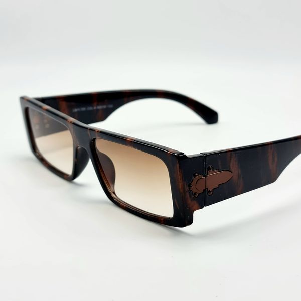 Сонцезахисні окуляри M&J Жіночі коричневий градієнт (7639) 7639 фото