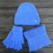 Комплект жіночий зимовий ангоровий на флісі (шапка+бафф+рукавички) ODYSSEY 56-59 см Синій 13876 - 13003 - 4187 13876 - 13003 - 4187 фото 1