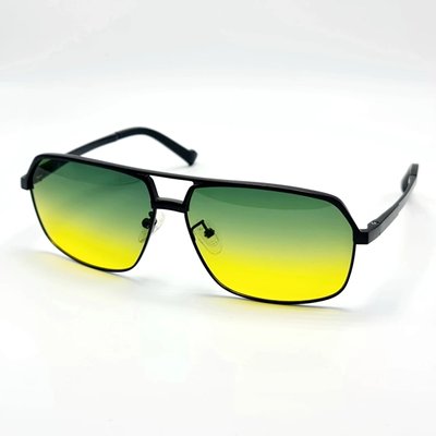 Сонцезахисні окуляри M&J Чоловічі Поляризаційні жовто-зелений (2036) 2036-1 фото