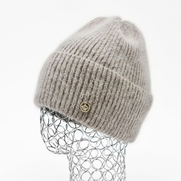 Комплект жіночий зимовий ангоровий (шапка+рукавиці) ODYSSEY 56-58 см Бежевий 13583 - 4226 13583 - 4226 фото