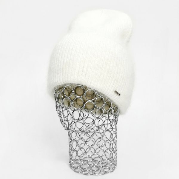 Комплект жіночий зимовий ангоровий на флісі (шапка+шарф+рукавички) ODYSSEY 55-58 см білий 12393 - 8131 - 4000 нильс фото