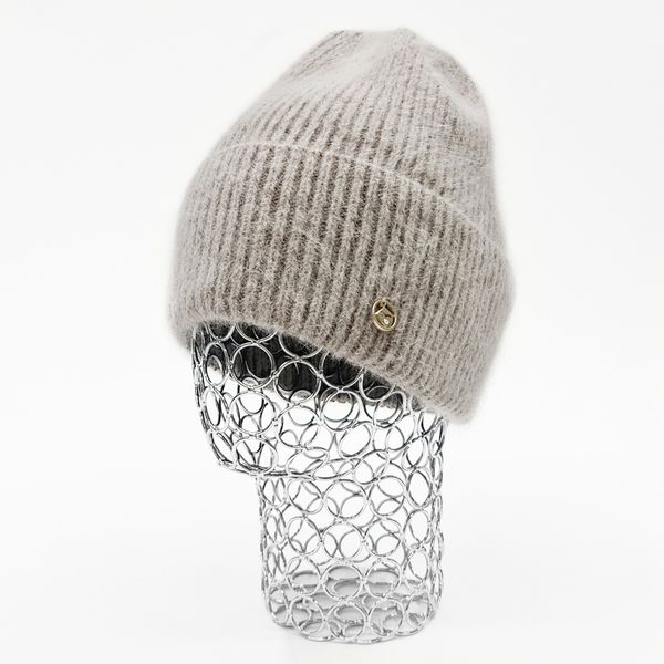 Комплект жіночий зимовий ангоровий (шапка+рукавиці) ODYSSEY 56-58 см Бежевий 13583 - 4226 13583 - 4226 фото