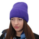 Шапка жіноча зимова ангора з вовною на флісі Odyssey 56 - 58 см фіолетовий 12807 хелли флис фото 3