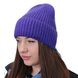 Шапка жіноча зимова ангора з вовною на флісі Odyssey 56 - 58 см фіолетовий 12807 хелли флис фото 2