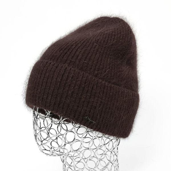 Комплект жіночий зимовий ангоровий на флісі (шапка+шарф+рукавиці) ODYSSEY 55-58 см шоколадний 12828 - 8061 - 4124 бристоль фото