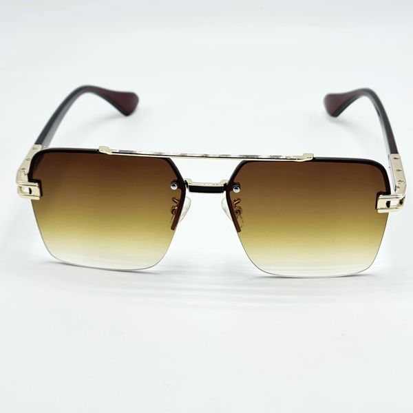 Сонцезахисні окуляри M&J Жіночі коричневий градієнт (7517) 7517 фото