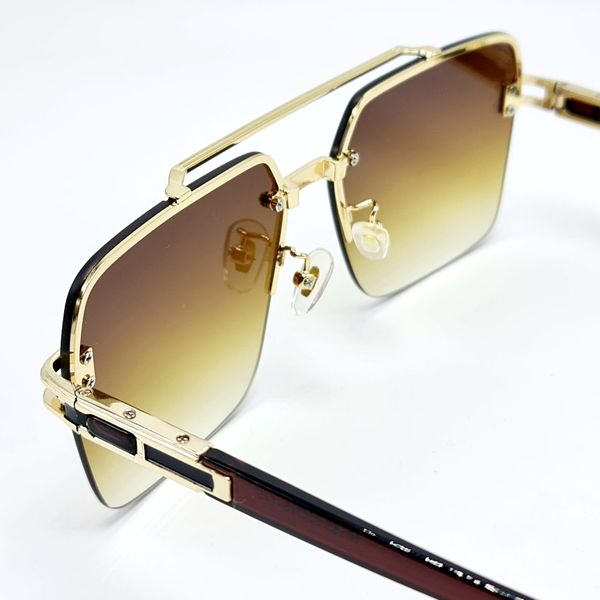 Сонцезахисні окуляри M&J Жіночі коричневий градієнт (7517) 7517 фото