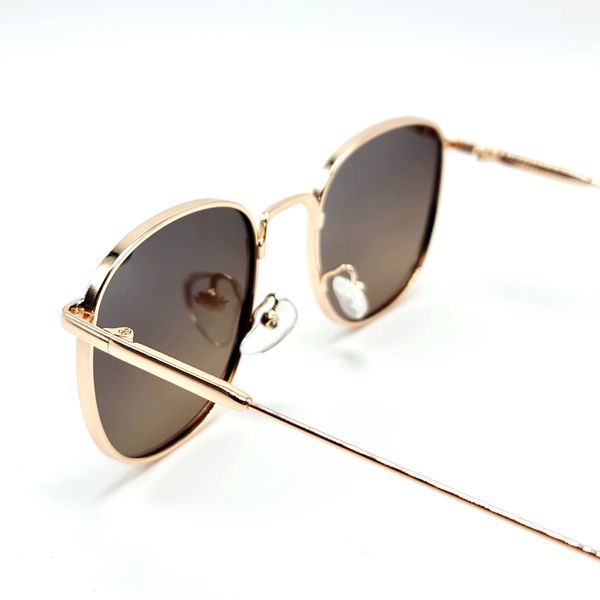 Сонцезахисні окуляри M&J Чоловічі Поляризаційні коричневий градієнт (203) 203 фото