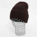 Комплект жіночий зимовий ангоровий на флісі (шапка+шарф+рукавиці) ODYSSEY 55-58 см шоколадний 12828 - 8061 - 4124 бристоль фото 3