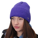 Шапка жіноча зимова ангора з вовною на флісі Odyssey 56 - 58 см фіолетовий 12721 джейд фото 4
