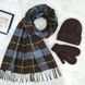 Комплект жіночий зимовий ангоровий на флісі (шапка+шарф+рукавиці) ODYSSEY 55-58 см шоколадний 12828 - 8061 - 4124 бристоль фото 1