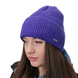 Шапка жіноча зимова ангора з вовною на флісі Odyssey 56 - 58 см фіолетовий 12721 джейд фото 2