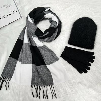 Комплект жіночий зимовий ангоровий (шапка+шарф+рукавички) ODYSSEY 56-58 см різнокольоровий 12846 - 1119 - 4062 гуна фото
