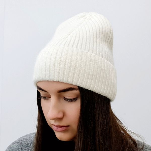 Комплект жіночий зимовий ангора з вовною (шапка+шарф) ODYSSEY 56-58 см білий 12630-8131 отрада фото