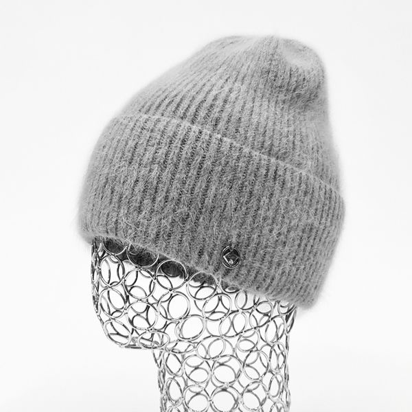 Комплект жіночий зимовий ангоровий (шапка+рукавиці) ODYSSEY 56-58 см Сірий 13777 - 4220 13777 - 4220 фото