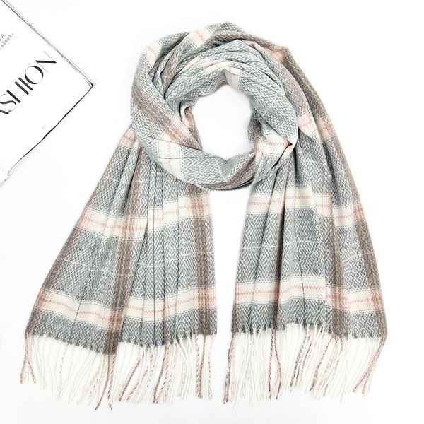 Комплект жіночий зимовий (шарф+рукавиці) M&JJ One size Сірий + рожевий 8029 - 4103 8029 - 4103 фото