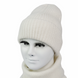 Комплект жіночий зимовий ангора з вовною (шапка+шарф) ODYSSEY 56-58 см білий 12630-8131 отрада фото 7