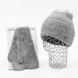 Комплект жіночий зимовий ангоровий (шапка+рукавиці) ODYSSEY 56-58 см Сірий 13777 - 4220 13777 - 4220 фото 1