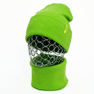 Комплект жіночий демісезонний віскозний шапка+шарф-снуд Odyssey 56-59 см лайм 12733 - 12666 динго комплект фото