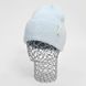 Комплект жіночий зимовий ангора з вовною на флісі (шапка+рукавички) ODYSSEY 57-59 см Блакитний 12979 - 4170 12979 - 4170 фото 2