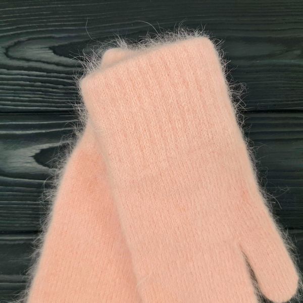 Комплект жіночий зимовий (шарф+рукавиці) M&JJ One size Сірий + пудровий 8029 - 4141 8029 - 4141 фото