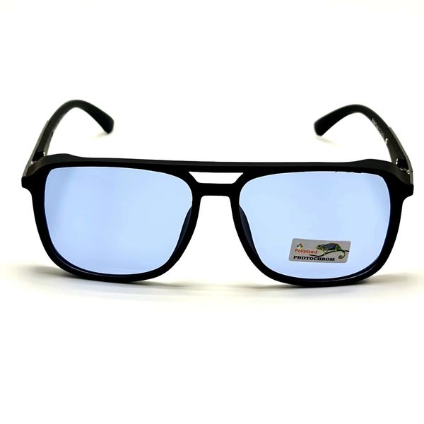 Сонцезахисні окуляри Чоловічі Поляризаційні з фотохромною лінзою Polarized синій (315) 315 фото