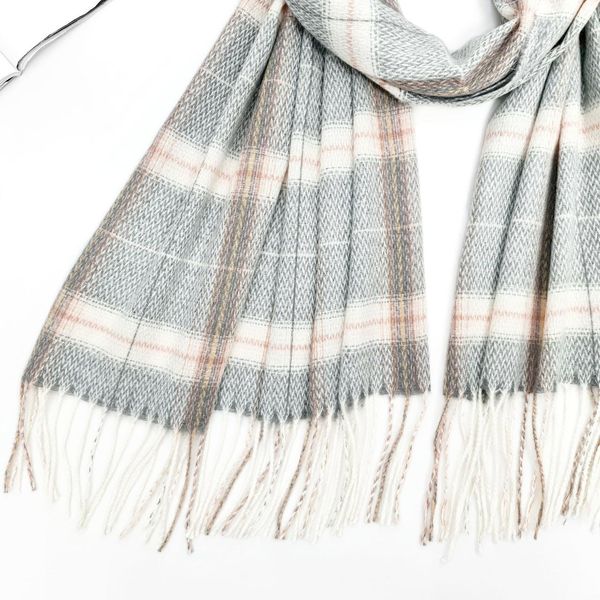 Комплект жіночий зимовий (шарф+рукавиці) M&JJ One size Сірий + пудровий 8029 - 4141 8029 - 4141 фото