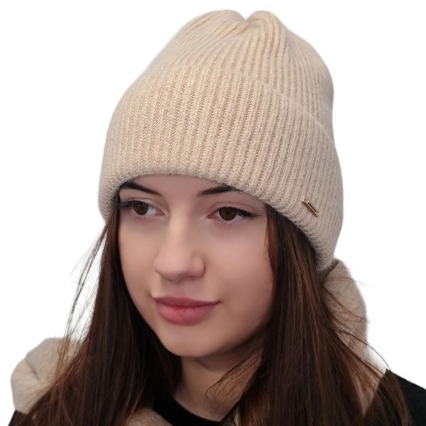 Комплект жіночий зимовий ангора з вовною на флісі (шапка+шарф) ODYSSEY 56-58 см різнокольоровий 12700 - 8008 джейд фото