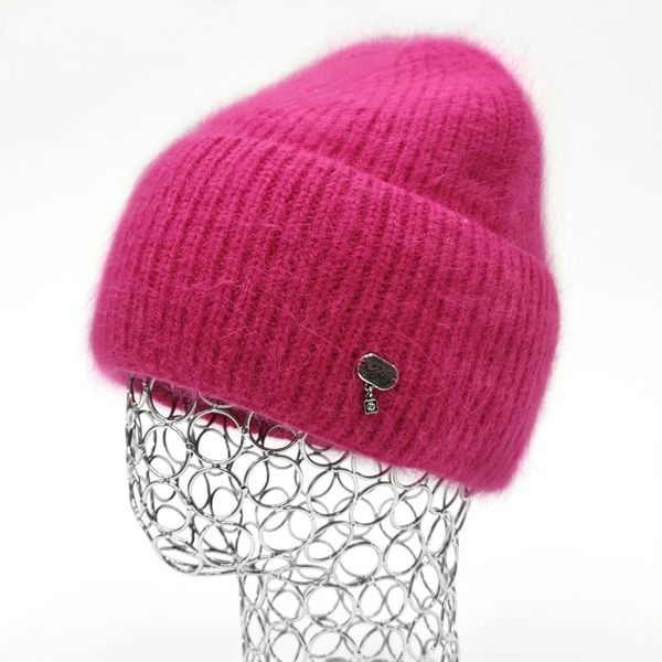 Комплект жіночий зимовий ангоровий на флісі (шапка+рукавиці) ODYSSEY 56-59 см Малиновий 13875 - 4159 13875 - 4159 фото