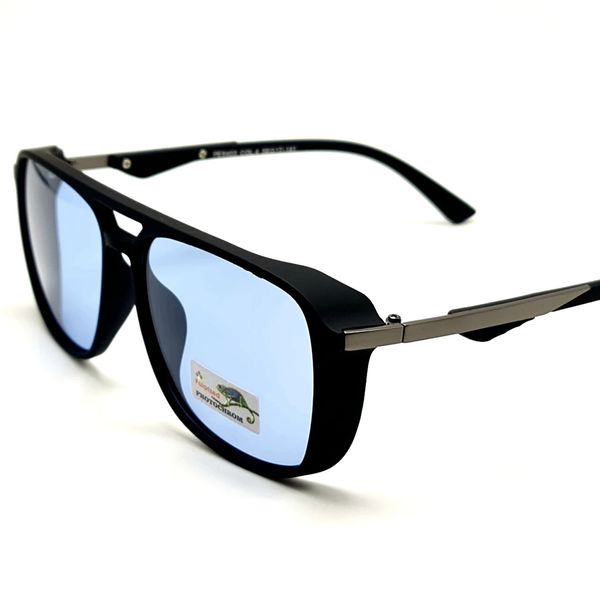 Сонцезахисні окуляри Чоловічі Поляризаційні з фотохромною лінзою Polarized синій (315) 315 фото
