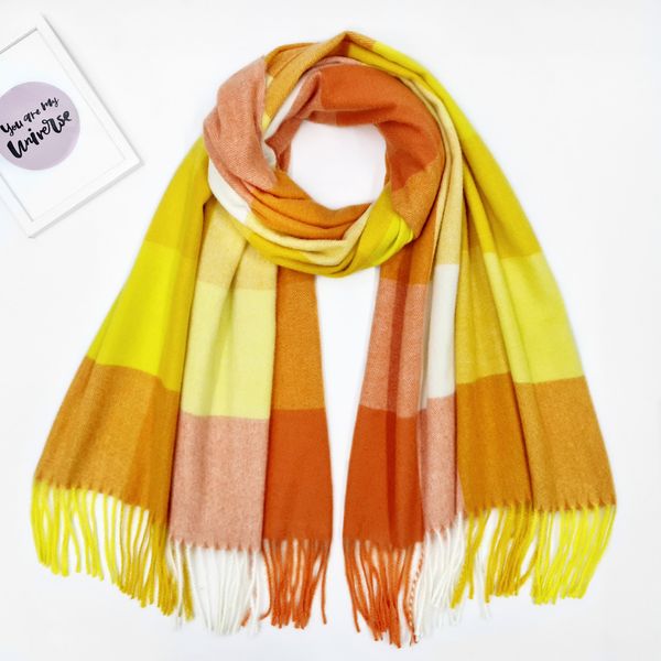 Комплект жіночий зимовий (шарф+рукавички) M&JJ One size помаранчевий 1136- 4198 1136- 4198 фото