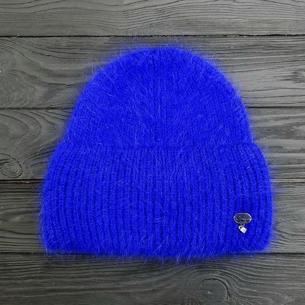 Комплект жіночий зимовий ангоровий на флісі (шапка+бафф) ODYSSEY 56-59 см Синій 13882 - 13042 13882 - 13042 фото