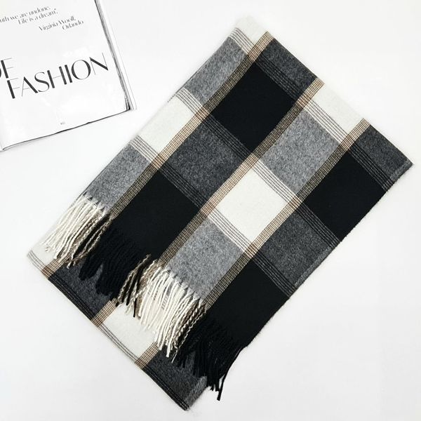 Комплект жіночий зимовий (шарф+рукавички) M&JJ One size Чорний + сірий 8064 - 4106 8064 - 4106 фото