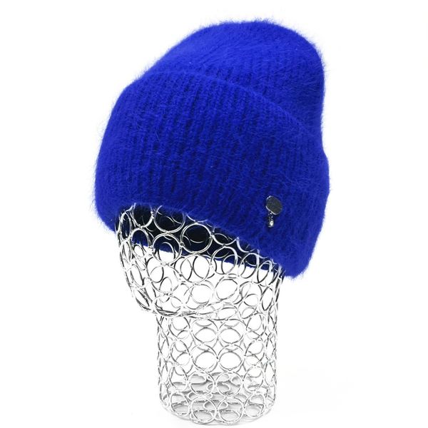 Комплект жіночий зимовий ангоровий на флісі (шапка+бафф) ODYSSEY 56-59 см Синій 13882 - 13042 13882 - 13042 фото